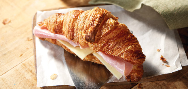 Croissant Jamón York y Queso Pans